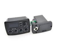 ALFAAL Piezo Pickups 4 Band Acoustic Guitar Preamp With Digital Procedding Tuner 4 Band EQ Equalizer Piezo Pickup Guitar Accessories