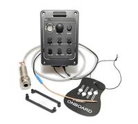 ALFAAL Piezo Pickups Acoustic Guitar Pickup Electric Box Equalizer For Preamp EQ Tuner Guitar Amplifier