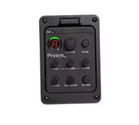 ALFAAL Piezo Pickups Classic Acoustic Guitar EQ Tuner Piezo Pickup Onboard Preamp 4-Band Equalizer
