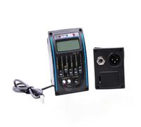 ALFAAL Piezo Pickups LC-5 5 Bands Acoustic Guitar Pickup EQ Preamp LCD Tuner Piezo Pickup Equalizer Acoustic Guitar Pickup