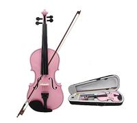 ALFAAL Pink Violin 4/4 Maple Panel For Beginners Violin Suitable Music Course Study Ornament With Practical Parts (Color : Pink Violin)
