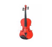 ALFAAL Plywood Red Violin Basswood Plate Student Violin 4/4 3/4 1/2 1/4 1/8 1/16 Violin (Color : 1/8)