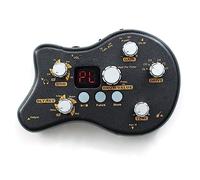 ALFAAL Portable Guitar Multi-effects Processor Effect Pedal 15 Effect Types 40 Drum Rhythms Tuning Function Guitar Pedal Guitar Effects Pedal