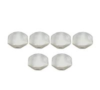 ALFAAL Practical 6x Square Shape Tuning Pegs Tuners Handle Knobs White For Acoustic/Electric Guitar Parts