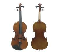 ALFAAL Professional 4/4 Acoustic Violin Electric Acoustic Violin Fiddle With Case Bow Solid Wood Violin For Beginner Students