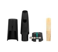 ALFAAL Professional Accessories For Woodwind Instruments Tenor Saxophone Mouthpiece Leather Clip Set Reed Tooth Pad