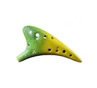 ALFAAL Professional Alto C Ocarina 12 Hole Musical Collection Ceramic Resistant Tenor Ocarina Flute Instrument For Beginner (Color : E)