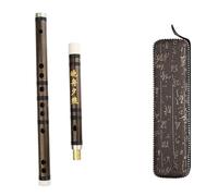 ALFAAL Professional bamboo flute C/D/E/F/G Key Professional Bamboo Flute Bamboo For Performance Musical Instruments For Beginners(D)