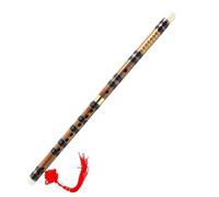 ALFAAL Professional bamboo flute Chinese Bamboo Flute Brass Joints Key Of C/D/E/F/G Woodwind Musical Instruments Bamboo Flute With All Accessories(C)