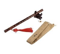 ALFAAL Professional bamboo flute D/E/F/G Key Redwood Bamboo Flute Musical Instruments Traditional Professional Beginner Bamboo Flute(D)