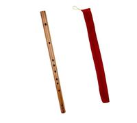 ALFAAL Professional bamboo flute Professional Beginners 6 Holes Bamboo Flute With Velvet Bag Traditional Instrument Bamboo Flute C/D/E/F/G Tone(G)