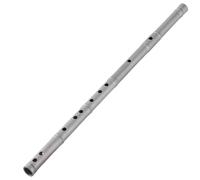 ALFAAL Professional bamboo flute Titanium Aloy Bamboo Flute C/D/E/F/G Key Playing Bamboo Flute Professional Thickened Metal Instrument(Frosted-C)