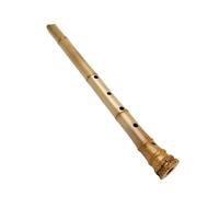 ALFAAL Professional bamboo flute Vertical Bamboo Flute With Shakuhachi Woodwind Instrument 5 Holes Wooden Musical Instrument D Key Protective Cover