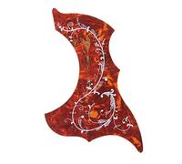 ALFAAL Professional Folk Acoustic Guitar Pickguard Self-adhesive Pick Guard Sticker For Acoustic Guitar Accessories Acoustic Guitar Pickguards (Color : 02)