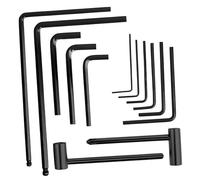 ALFAAL Professional Guitar Making Tools Hex Allen Wrench Set Guitar Neck Truss Rod Adjustment and General Repair Tools
