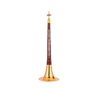 ALFAAL Professional Old Mahogany Small F Suona Musical Instrument Performance-grade Ethnic Brass Trumpet