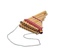 ALFAAL Professional Pan Flute 19 Pipes Pan Flute Woodwind Pan Flute Bamboo Wind 13 Tone/17 Tone/19 Tone(19 tone)