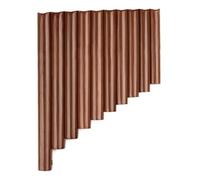 ALFAAL Professional Pan Flute 8 Pipes Pan Flute Pan Pipes Woodwind Instrument Chinese Traditional Musical Instrument Brown Bamboo Pan Flute(10-right)