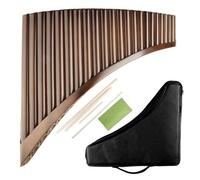 ALFAAL Professional Pan Flute G Key 22 Pan Flute Pan Pipes Folk Woodwind Instrument Pan Flute Natural Wind Pan-Flute(22-RIGHT BIG-G)