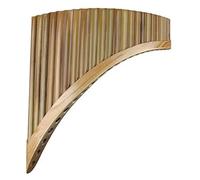 ALFAAL Professional Pan Flute G Key Pan Pipes 22 Pipes Pan Flute Chinese Traditional Musical Instrument Woodwind Instrument Natural Bamboo Pan Flute(22-RIGHT BIG-G)