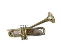 ALFAAL Quality Bb Trumpet B Flat Brass Silver Plated Professional Trumpet Musical Instruments With Leather Case