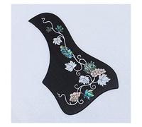 ALFAAL Rosewood Acoustic Guitar Pickguard With Abalone Inlay Self Sticker Acoustic Guitar Pickguard Acoustic Guitar Pickguards (Color : 01)