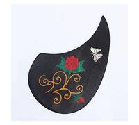 ALFAAL Rosewood Acoustic Guitar Pickguard With Abalone Inlay Self Sticker For Acoustic Guitar Lovers Acoustic Guitar Pickguards (Color : 03)