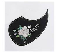 ALFAAL Rosewood Self Sticker Acoustic Guitar Pickguard With Abalone Inlay Guitar Pickguard Acoustic Guitar Pickguards (Color : 06)