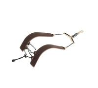 ALFAAL Saxophone Strap Leather Shoulder Strap Saxophone Lanyard Neck Strap Protection Sax Neck Shoulder Instrument Accessories (Color : Brown)