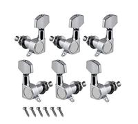 ALFAAL Sealed Acoustic Guitar Tuning Keys Pegs Machine Heads Tuners 1L / 1R / 1L1R / 3L3R For Guitar Parts (Color : 3L3R Chrome)