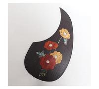 ALFAAL Self Sticker Acoustic Guitar Pickguard Rosewood Acoustic Guitar Pickguard Guitar Parts Acoustic Guitar Pickguards (Color : 02)