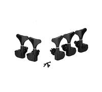 ALFAAL Set Of 5pcs Bass Machine Heads Tuning Pegs Tuners Keys 2L3R / 2R3L For Electric Bass 5 Strings (Color : 2L3R Blackm)