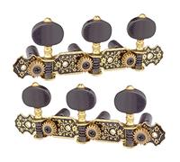 ALFAAL Set Of 6 Vintage Strings Tuning Pegs Tuners For Acoustic Guitar