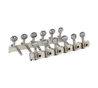 ALFAAL Silver Acoustic Guitar Tuning Pegs Tuners For 6 String Guitar Musical Instrument Parts (Color : 6L)