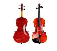 ALFAAL Single-board Violin Patterned Single-board Violin Ebony Accessories 4/4 Violin