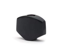 ALFAAL Small Square Shape Guitar Tuning Peg Tuners Machine Head Replacemen Buttons Knob Handle Tip Gold Black Chrome (Color : 6pcs Black)