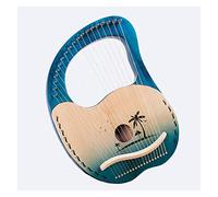 ALFAAL Solid Wood 19-string Lyre Portable Lyre 19-string Lyre For Beginners Lyre Harp (Color : 2)