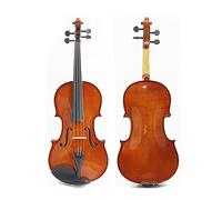 ALFAAL Solid Wood Bright Violin Popularize Handmade Violin Instruments 4/4 3/4 1/2 1/4 1/8 1/10 1/16 Violin (Color : 1/4)