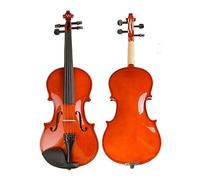 ALFAAL Solid Wood Students Beginner With Case Bow Strings Full Set Accessories Violin (Color : 1/2)