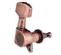 ALFAAL Square Button String Tuning Peg Tuner 6R For Electric Folk Guitar
