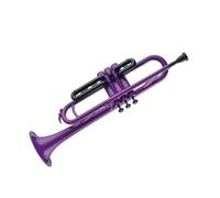 ALFAAL Standard Brass B Flat Trumpet Beginner Grade Exam Performance Wind Band Cool Wind Quiet Purple