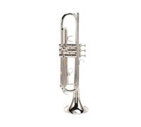ALFAAL Standard Brass Bb trumpet standard three tone trumpet with cleaning cloth gloves brass instrument suitable for beginner students