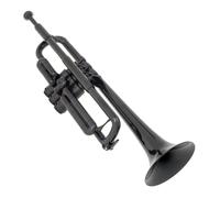ALFAAL Standard Brass Black Professional Playing Plastic Brass Instrument B Flat Trumpet Beginner Test