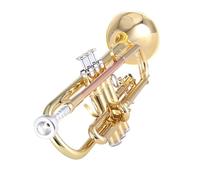 ALFAAL Standard Brass Lacquer gold phosphorus brass trumpet instrument B flat brass lacquer gold special performance for beginners