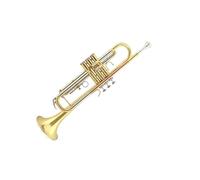 ALFAAL Standard Brass Professional brass trumpet instrument trumpet B flat lacquer gold performance cornet western wind instrument
