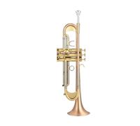 ALFAAL Standard Brass Professional trumpet instrument heavy-duty B-flat three-note trumpet