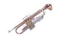 ALFAAL Standard Brass Trumpet instrument B flat lacquer gold beginner entrance examination school orchestra universal trumpet