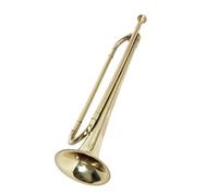 ALFAAL Standard Brass Trumpet instrument preschool music wind instrument trumpet beginners with gloves