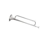 ALFAAL Standard Brass Youth trumpet in B flat 160 type silver with standard mouthpiece and glove flag