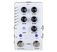 ALFAAL Stereo Looper With 14 Save Slots Drum Machine Pedal 121 Different Drum 10-minute Capacity Per Track Guitar Effects Pedal